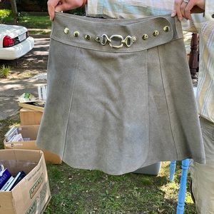 Vintage suede skirt from the 70s.  Made in Texas!